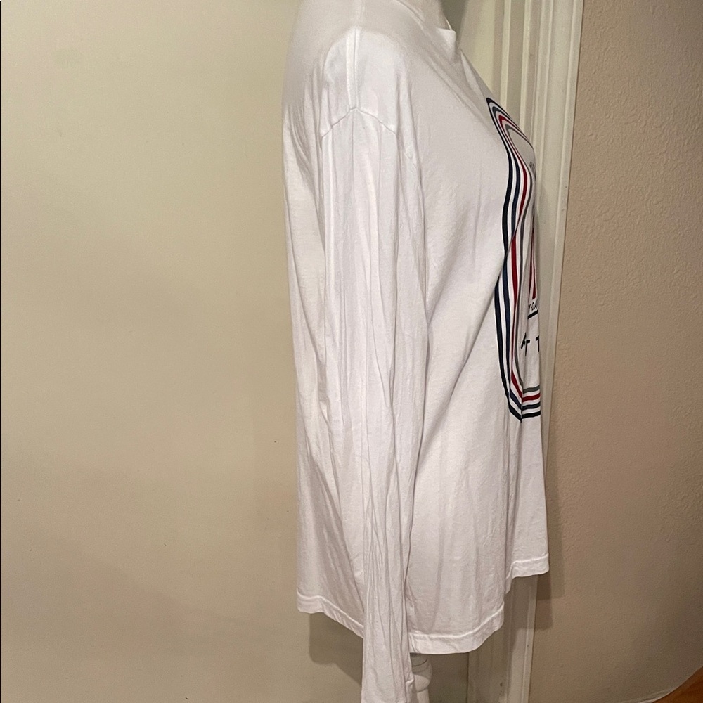 “Harley-Davidson” White Long Sleeve with Red and Blue Graphics - Picture 4 of 6